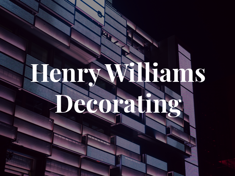 Henry Williams Decorating Ltd