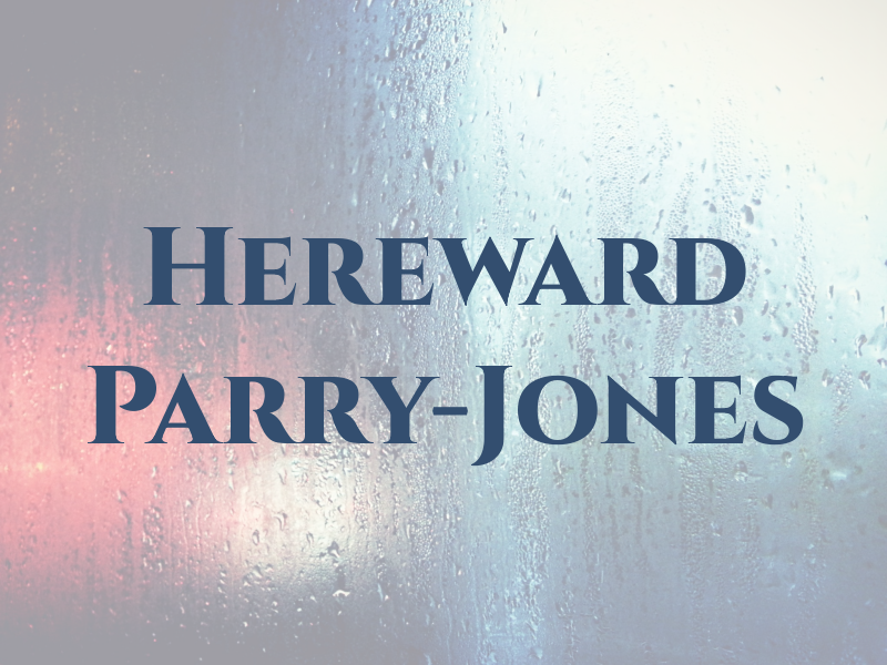 Hereward Parry-Jones