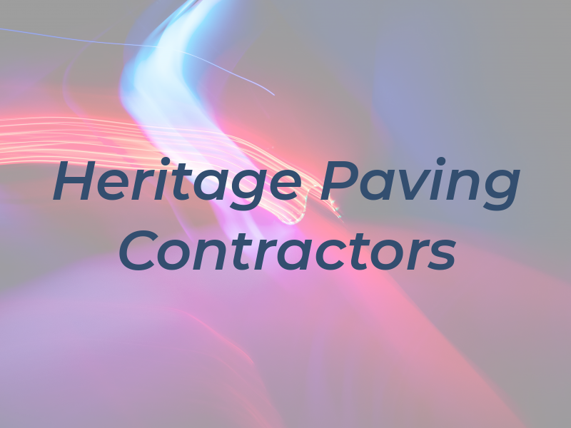 Heritage Paving Contractors Ltd