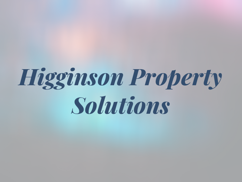 Higginson Property Solutions
