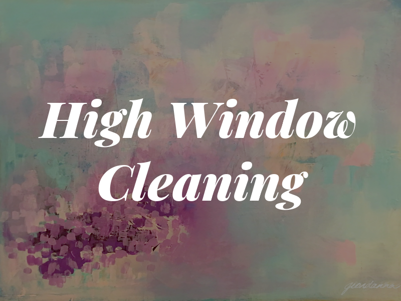High and Low Window Cleaning