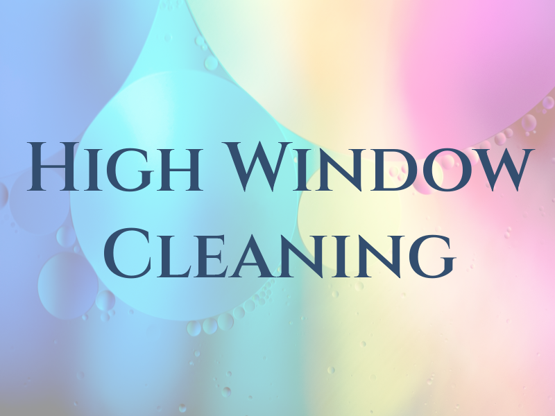 High and Low Window Cleaning