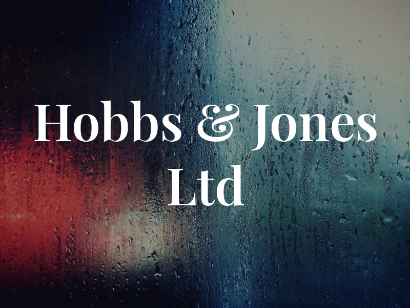 Hobbs & Jones Ltd