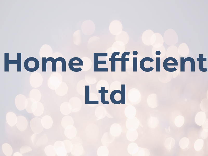 Home Efficient Ltd