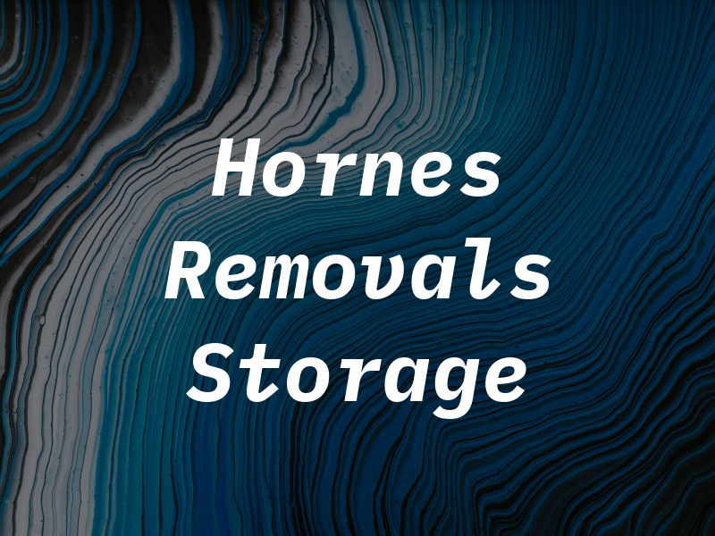 Hornes Removals & Storage