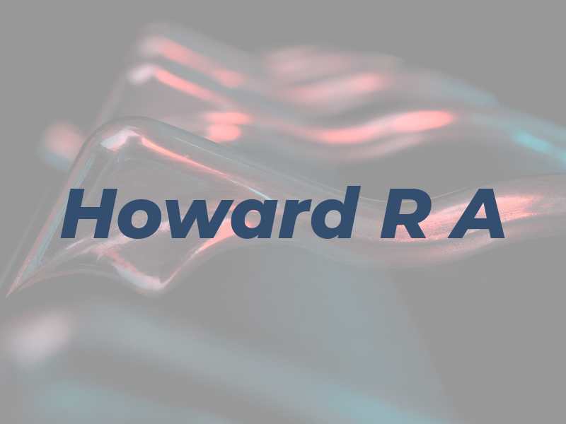 Howard R A
