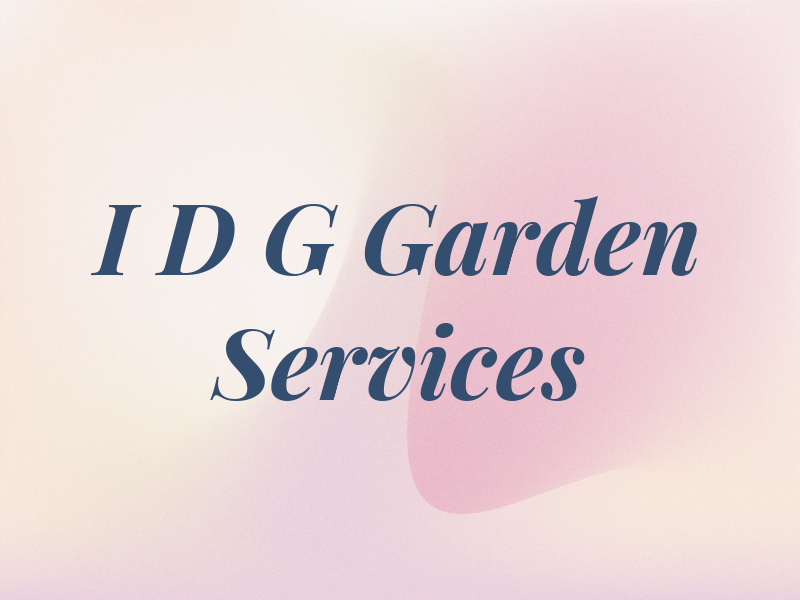 I D G Garden Services