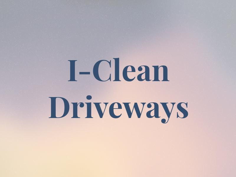 I-Clean Driveways