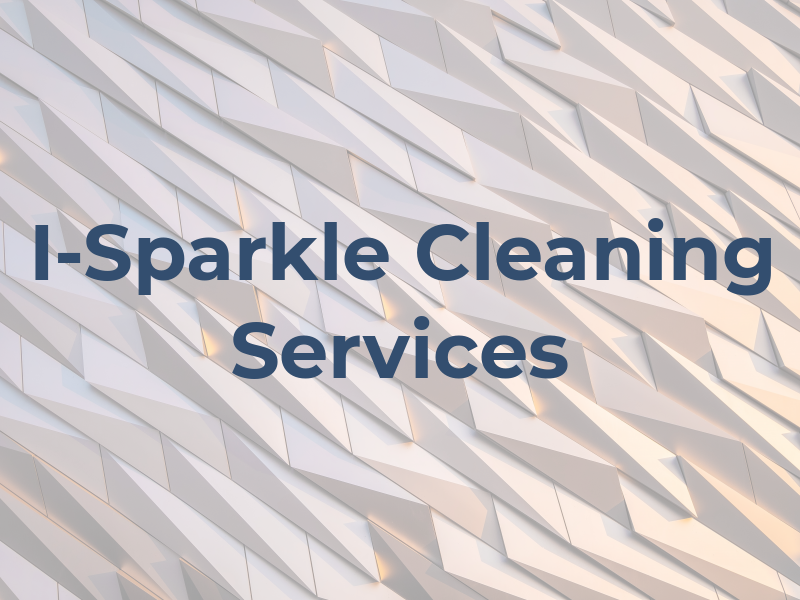 I-Sparkle Cleaning Services