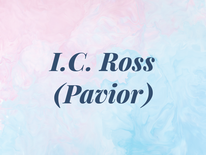 I.C. Ross (Pavior)