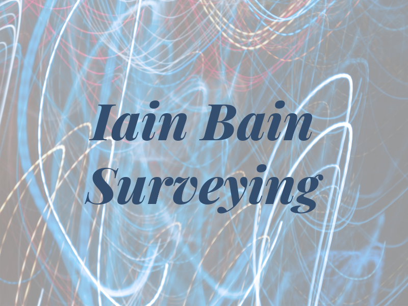 Iain Bain Surveying