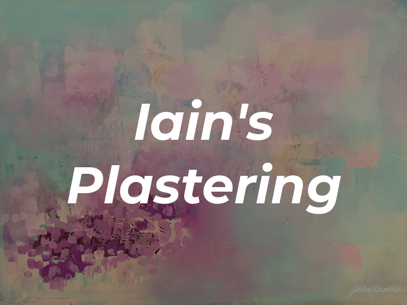 Iain's Plastering