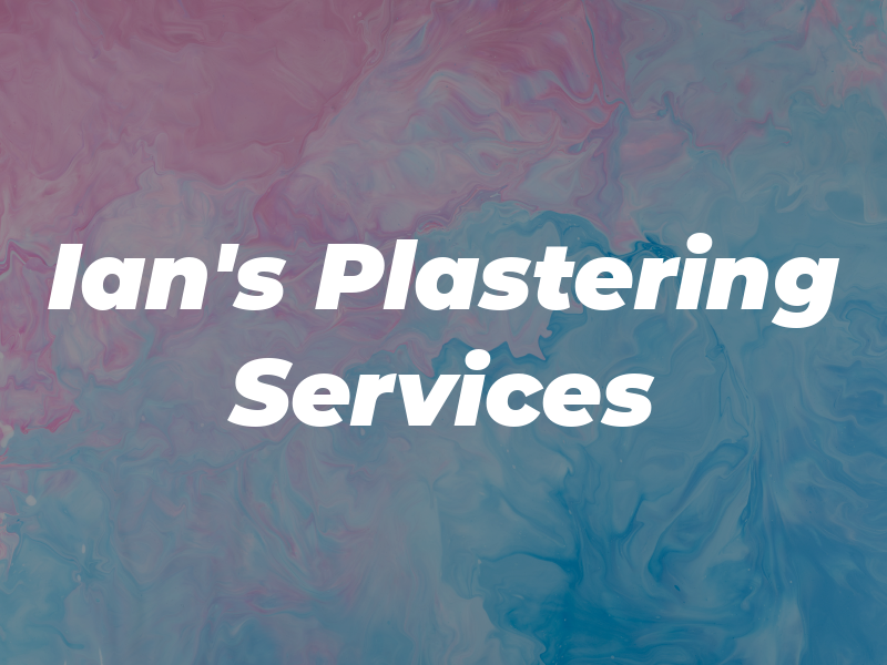 Ian's Plastering Services