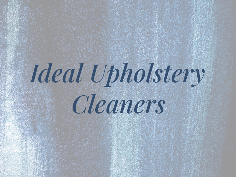 Ideal Upholstery Cleaners