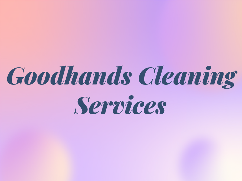 In Goodhands Cleaning Services