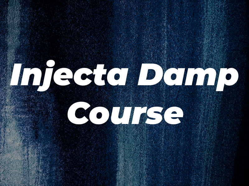 Injecta Damp Course Co