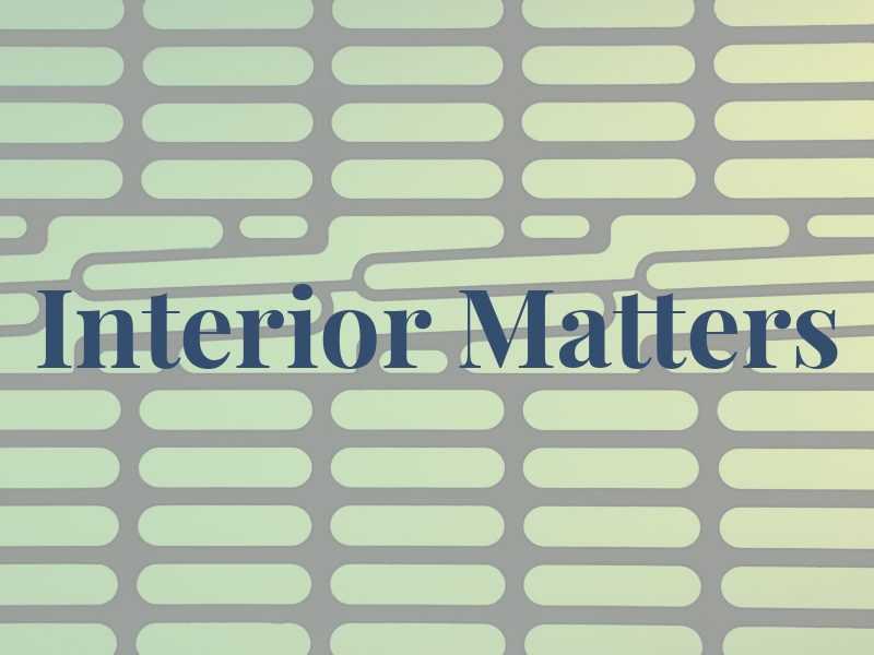 Interior Matters