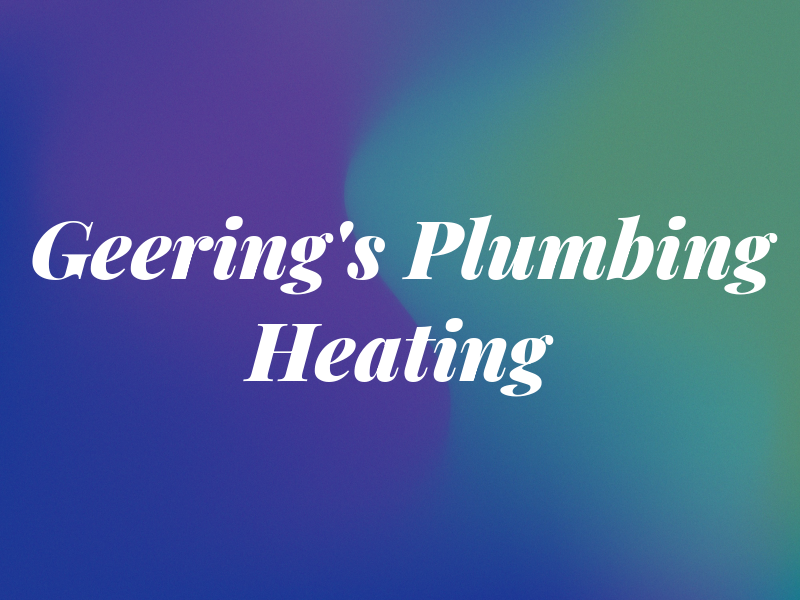 J D Geering's Plumbing & Heating