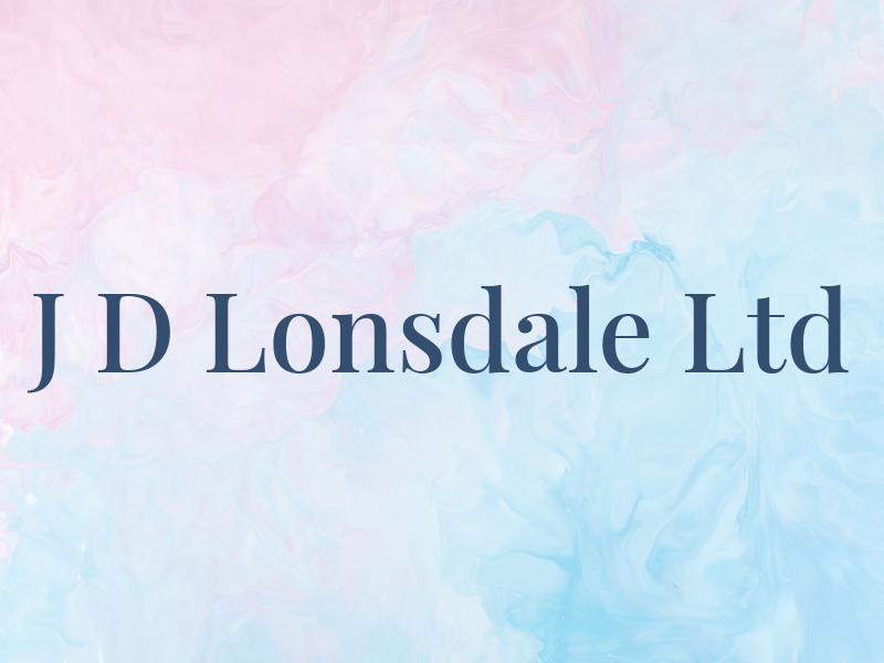 J D Lonsdale Ltd