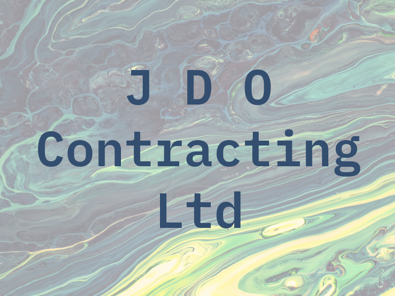 J D O Contracting Ltd