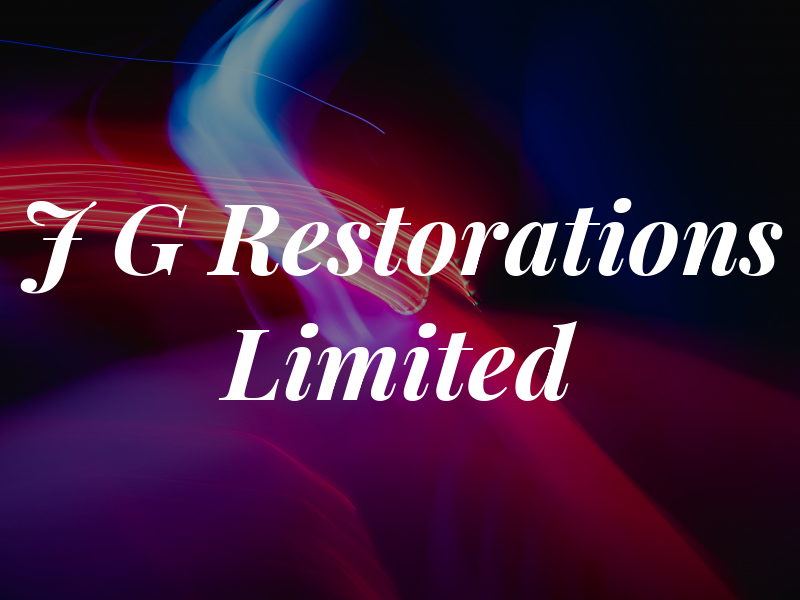 J G Restorations Limited