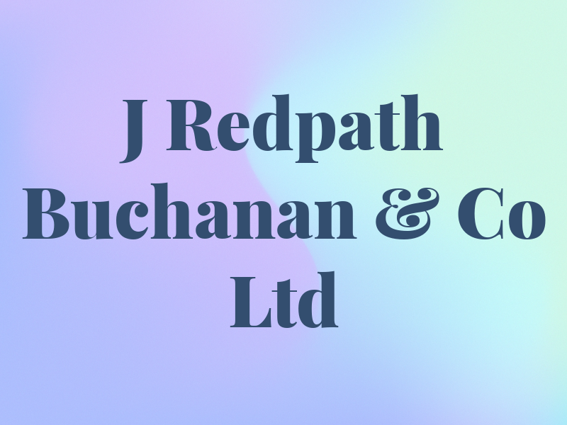 J Redpath Buchanan & Co Ltd