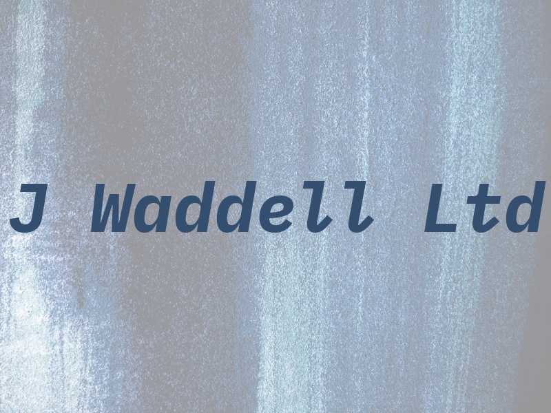 J Waddell Ltd