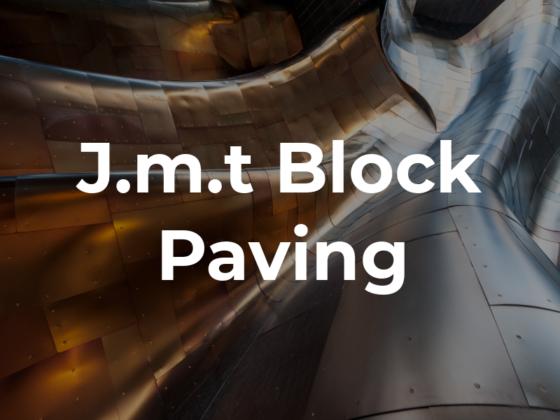 J.m.t Block Paving