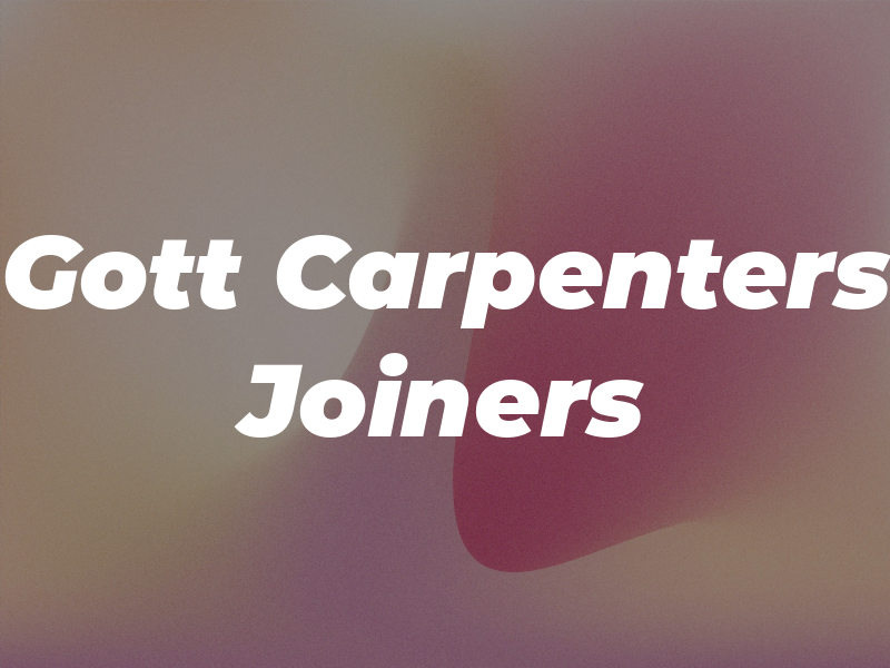 JC Gott Carpenters & Joiners
