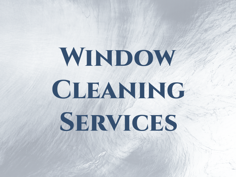 JC Window Cleaning Services