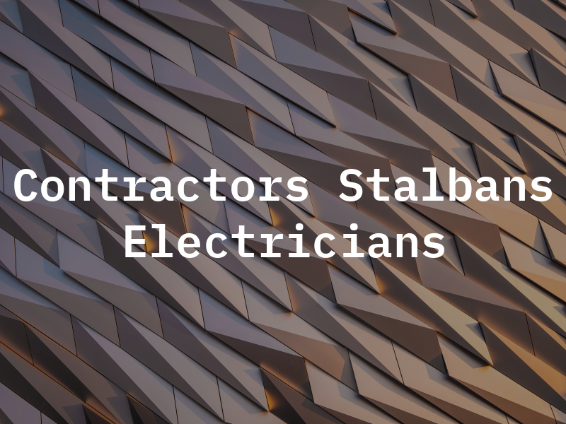 JCB Contractors Stalbans Electricians