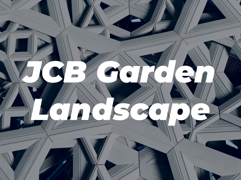 JCB Garden Landscape