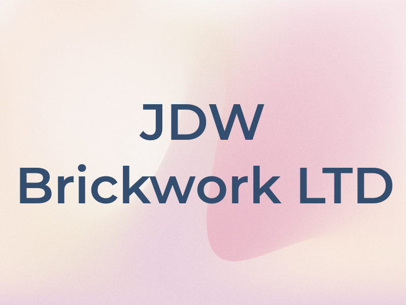 JDW Brickwork LTD