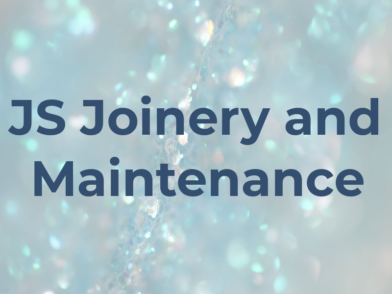 JS Joinery and Maintenance