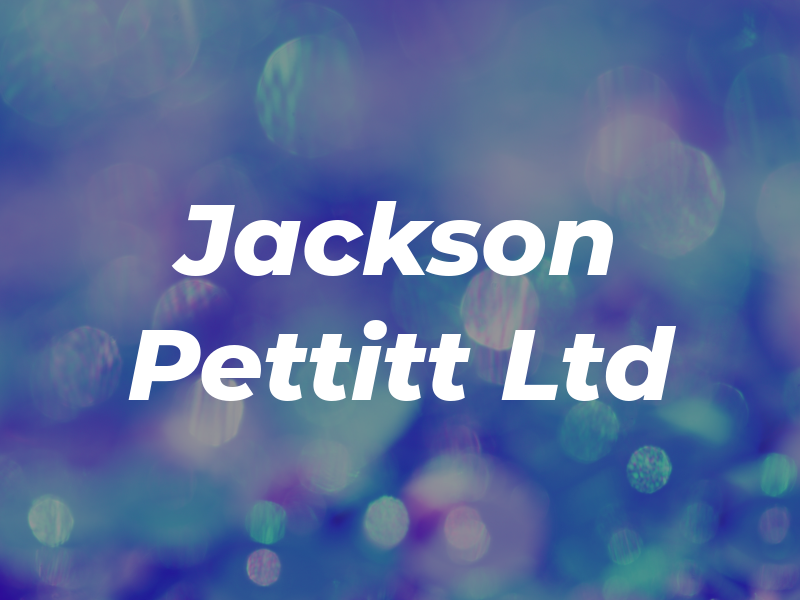 Jackson Pettitt Ltd