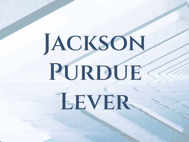 Jackson Purdue Lever