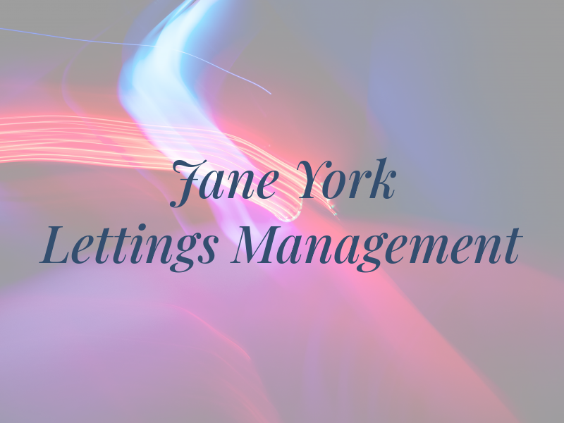 Jane York Lettings and Management