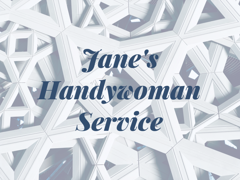 Jane's Handywoman Service