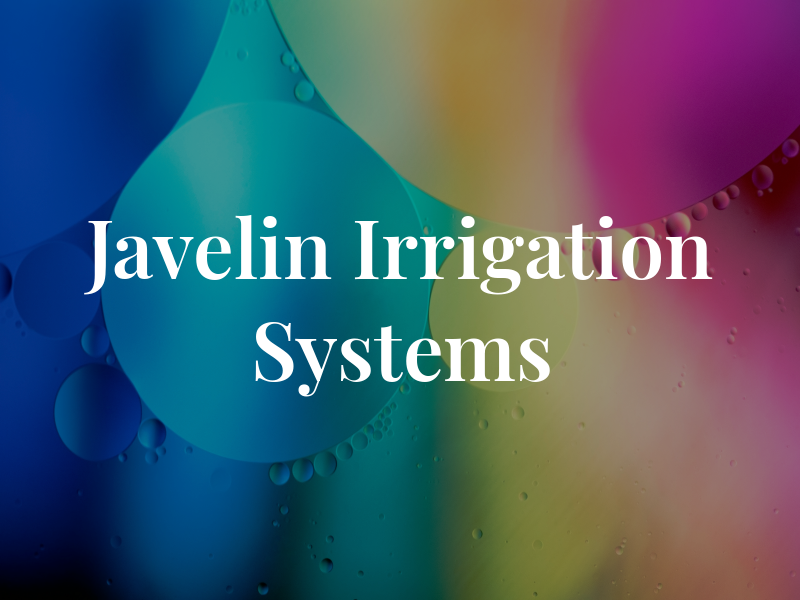 Javelin Irrigation Systems Ltd
