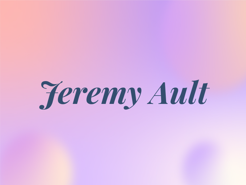Jeremy Ault