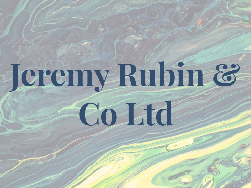 Jeremy Rubin & Co Ltd