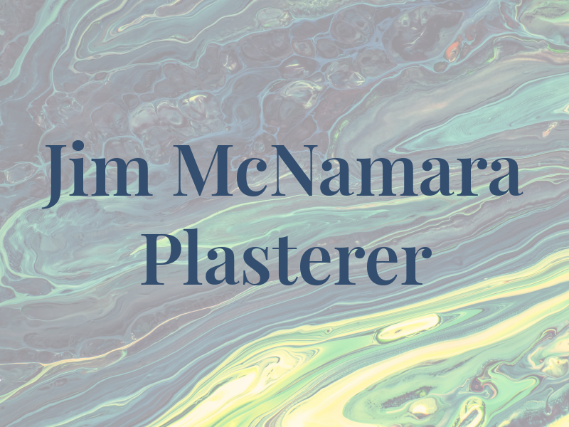 Jim McNamara Plasterer