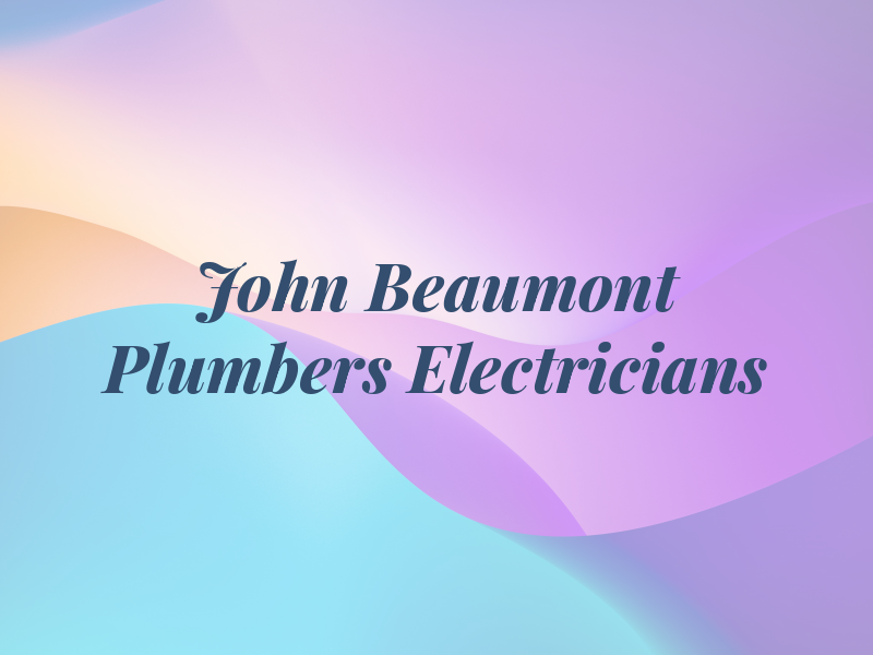 John Beaumont Plumbers & Electricians Ltd