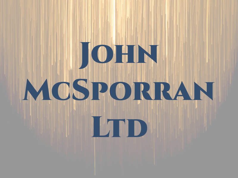 John McSporran Ltd