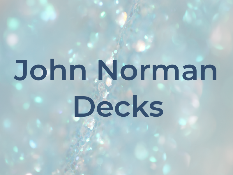 John Norman Decks