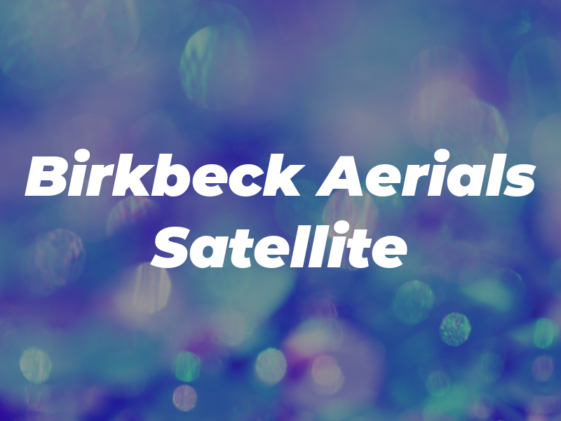 Jon Birkbeck Aerials & Satellite