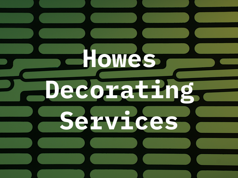 Jon Howes Decorating Services