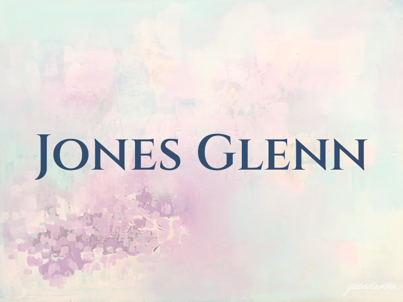 Jones Glenn