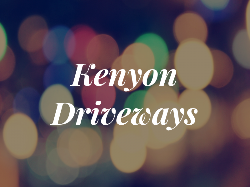 Kenyon Driveways
