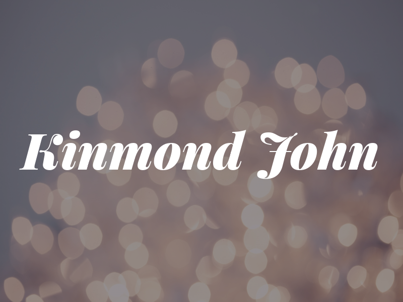 Kinmond John